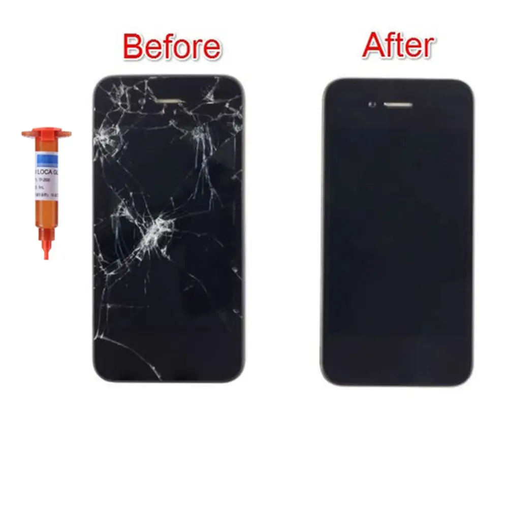 Cell Phone DIY LCD Optical Touch Screen Repair Clear Adhesive Phone Repair Tool UV Glue