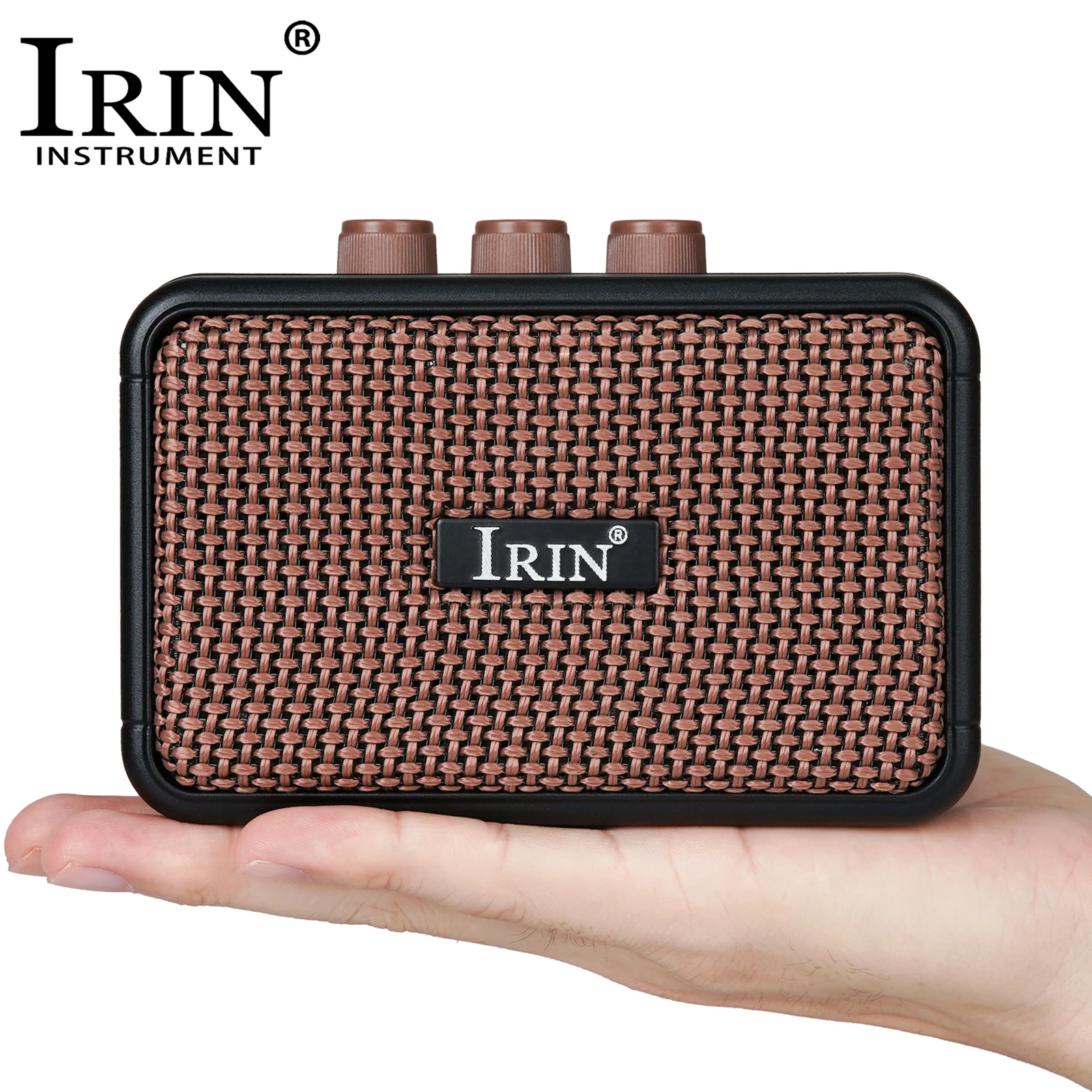 IRIN AG-01 Electric Guitar Amplifier 5W Bluetooth Acoustic Guitar Speaker Portable Mini Instrument Amplifier Amp Accessories