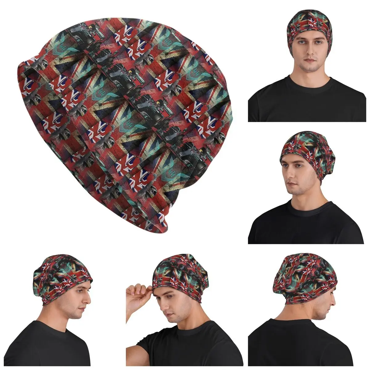 Lewis Hamilton_Vintage - F1 2023 Skullies Beanies Hats Warm Autumn Winter Outdoor Cap Knitted Bonnet Caps for Men Women Adult
