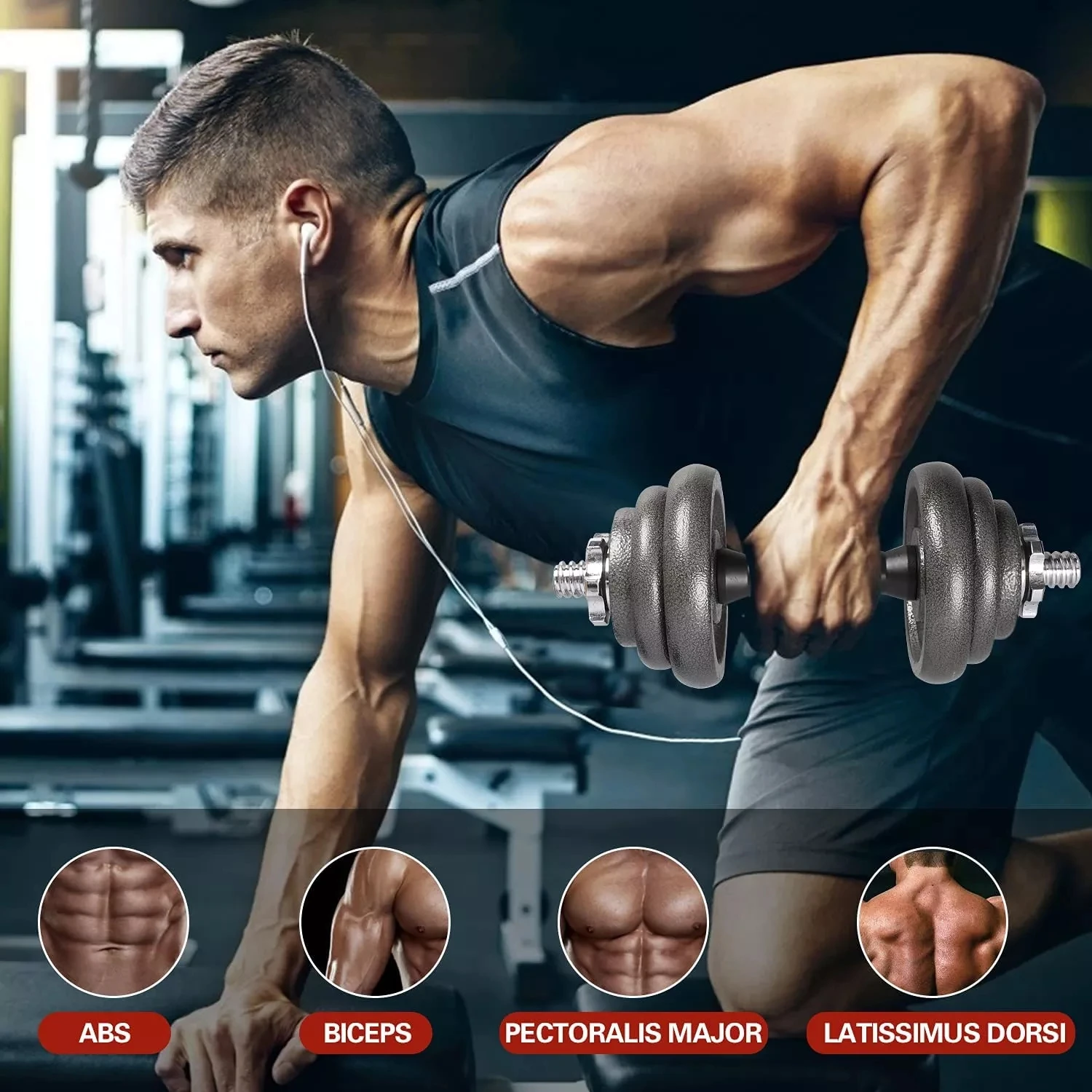 Set Dumbbell Adjustable Grosir - Dumbbell Set ulasan dan harga