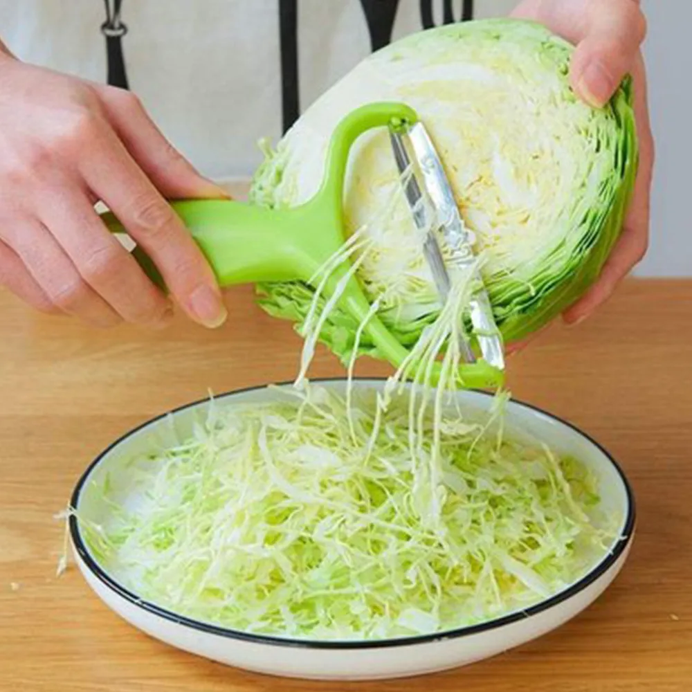 Rebanador de repollo, cortador de verduras, rallador de repollo, ensalada, rebanador de patatas, melón, zanahoria, pepino, trituradora, herramientas de cocina para el hogar