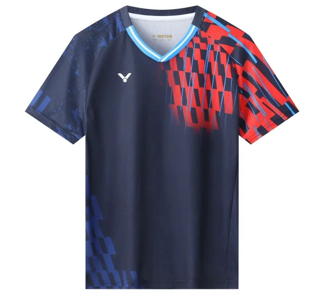 جديد 2025 تي شيرت ملابس كرة الريشة المتعددة للشاطئ، رياضات سريعة الجفاف قابلة للتنفس، قمصان رياضية عالية الجودة