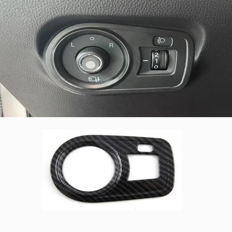 For MG 4 MG4 EV Mulan 2022 2023 2024 Car Headlight Switch Buttons Decorative Covers Trim Interior Decoration