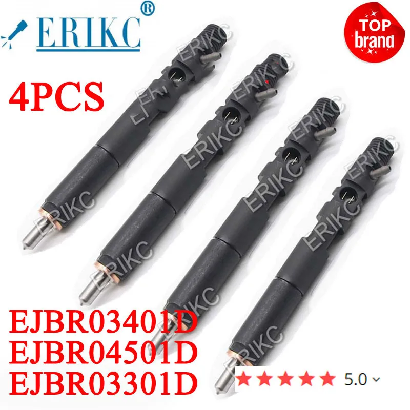 ERIKC 4PC Euro 4 EJBR04501D A6640170021 EJBR03401D A6640170021 6640170221 EJBR03301D Injector For SSANGYONG Kyron Actyon JMC 3