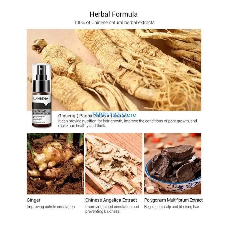 

Y1UF LANBENA Effective Extract Anti Hair Loss Nourish Root Hair Care Treatments