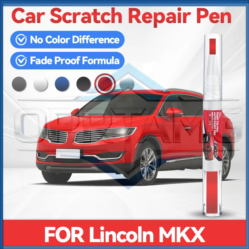 

Карандаш для подкраски колесных дисков Lincoln MKX, средство для ремонта автомобильной краски, удаления царапин, аксессуары для авто, черный, коричневый, белый