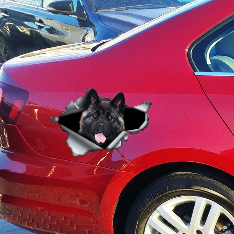 American Akita car decal , Akita car sticker, American Akita magnet