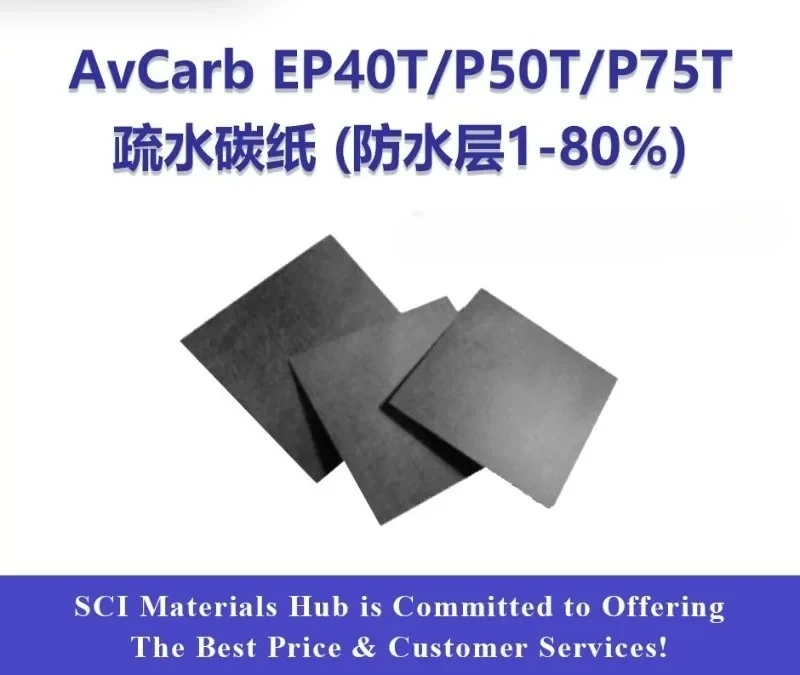 

AvCarb Carbon Paper EP40T/P50T/P75T Hydrophobic Carbon Paper from the United States