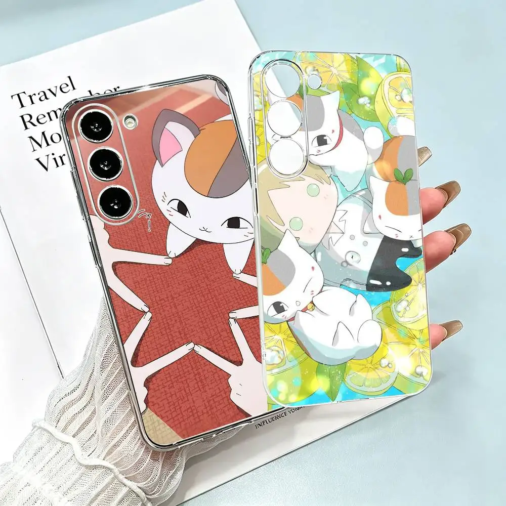 Natsume's Book of Friends -Madara  Clear Soft Silicone Phone Case for Samsung Galaxy A71, A70, A30，A52, A51, A40,
