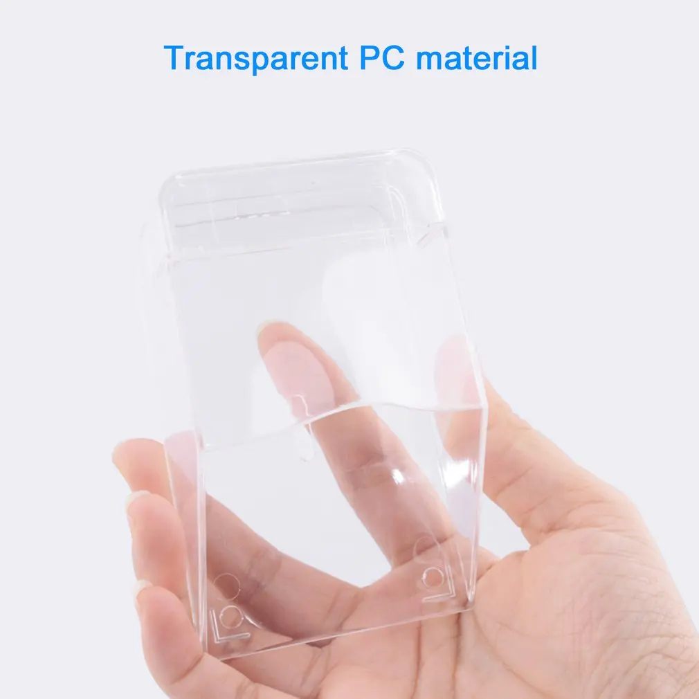 Hot Waterproof Cover for Wireless Doorbell Access Control Rain Cover Transparent Protective Box Outdoor Sun Protection Thickened