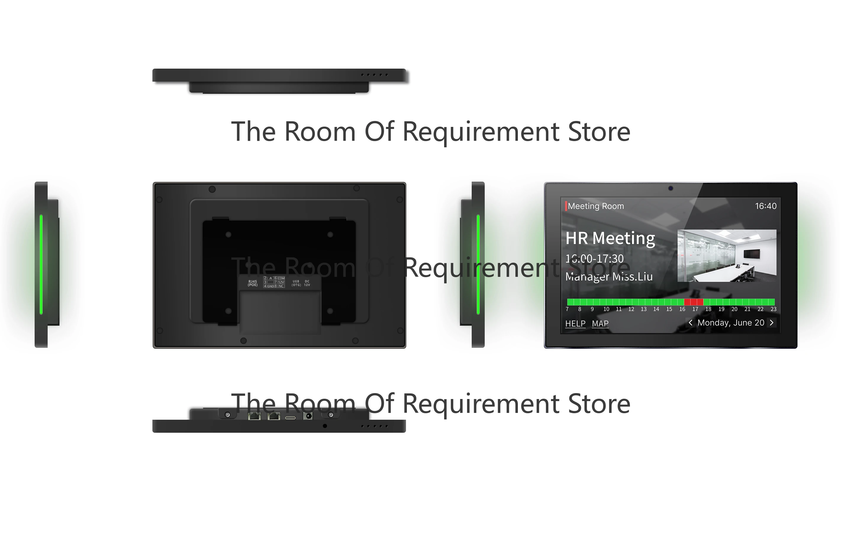 

Top Grade 13.3 Inch Android Wall Mounted Panel LCD Touchscreen Digital Conference Room Door Display