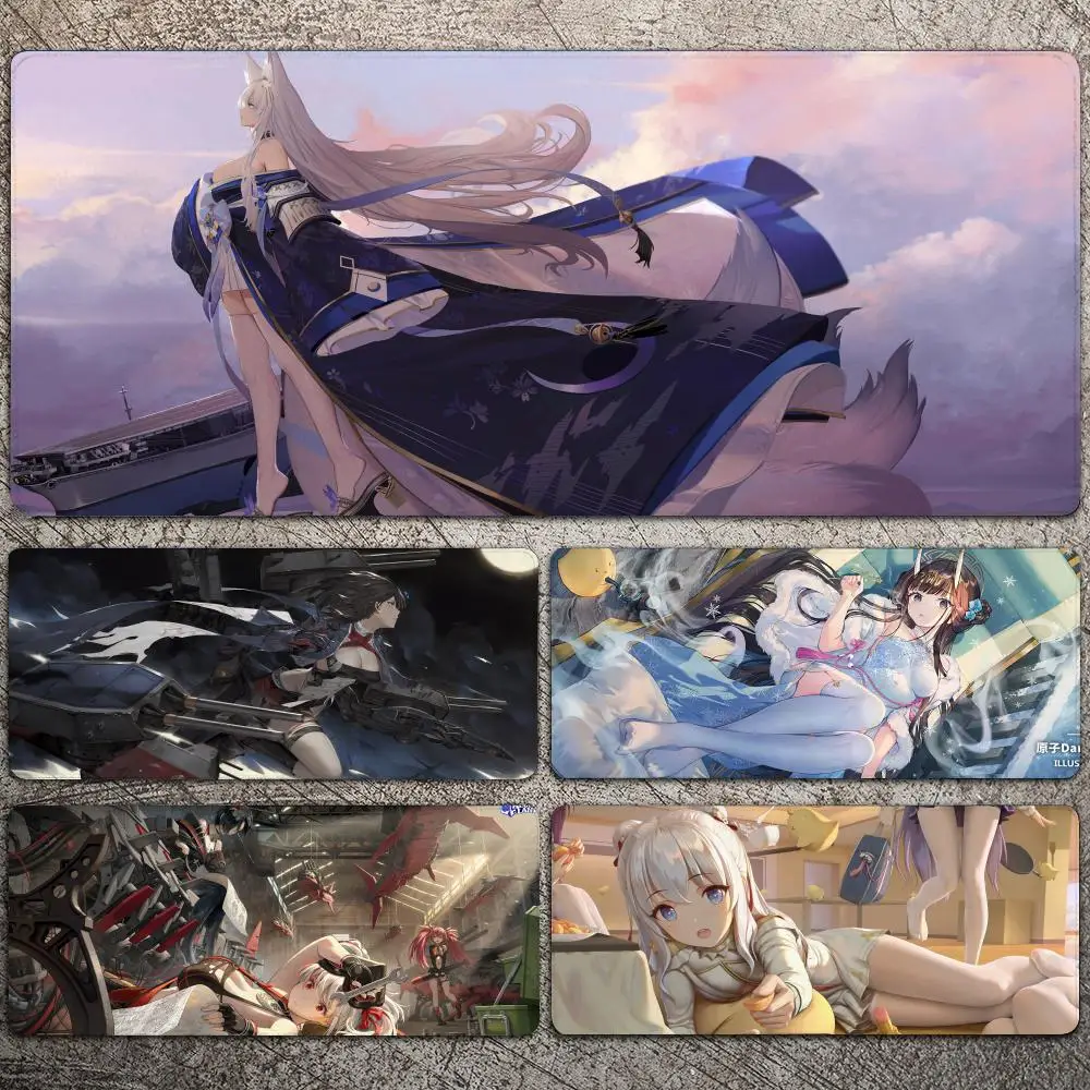 

Azur Lane Anime Sexy Girl Mousepad Large Gaming Mouse Pad LockEdge Thickened Computer Keyboard Table Desk Mat