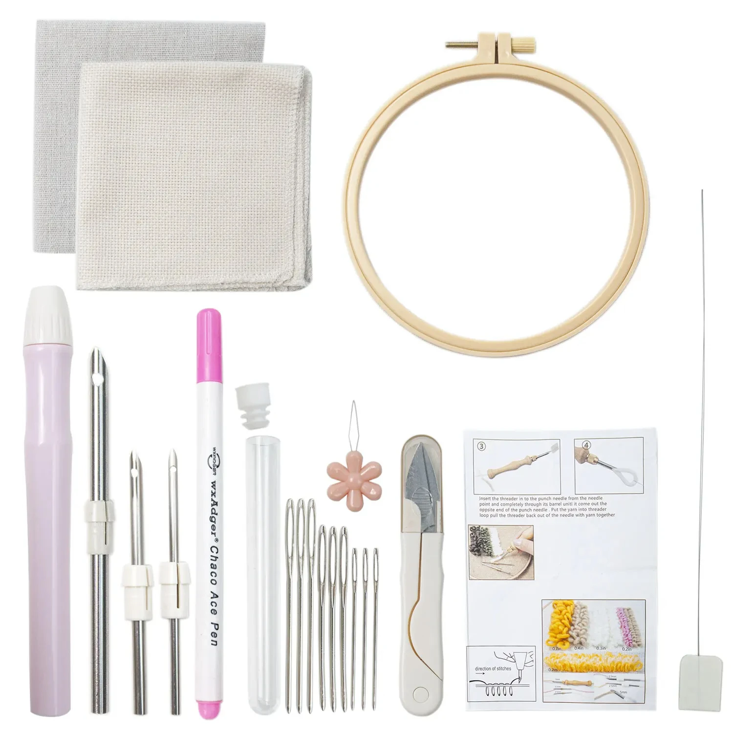 Zestaw do haftowania dziurkacz – Punch Needle Kit recenzja i cena