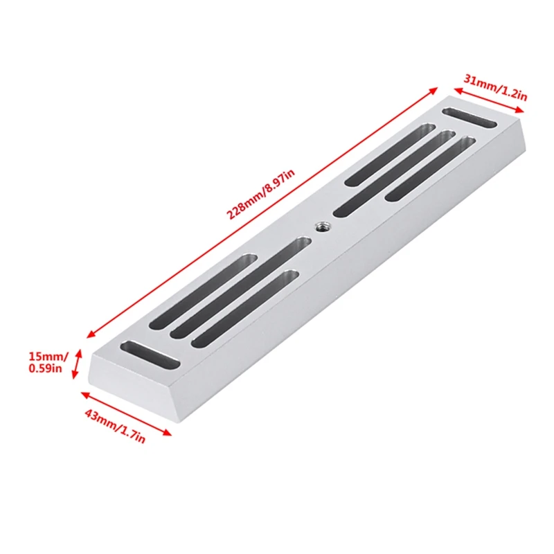 Монтажная пластина для телескопа «Ласточкин хвост» 228 мм 9 дюймов для Экваториального штатива длинная версия бинокулярный/Монокуляр для астрономии