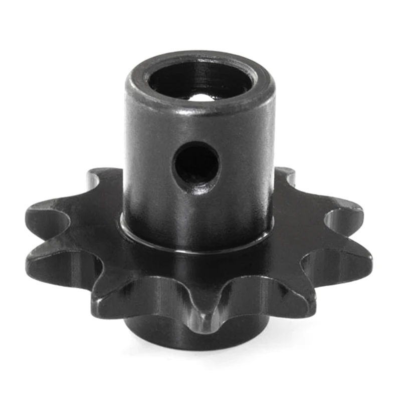 For LOSI 1/4 Promoto-MX Toy Motorcycle Steel Front Chain Sprocket 10T Gear Upgrade Parts Modification Accessories