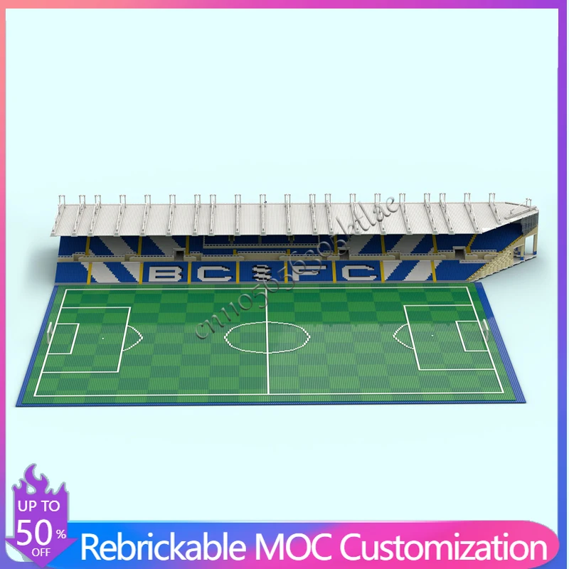17317 Pezzi Modello di Ingegneria Urbana dello Stadio di St Knighthead, MOC Personalizzabile, Blocchi Modulari, Giocattolo DIY per Festival, Regalo