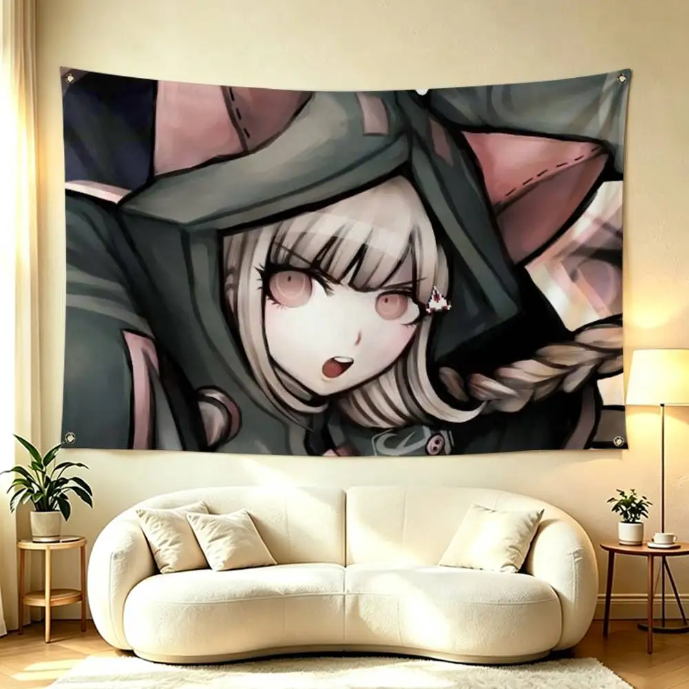 Game Danganronpa Chiaki Nanami Flag Suitable For Party Club Outdoor Interior Wall Decoration Banner Fans Gift