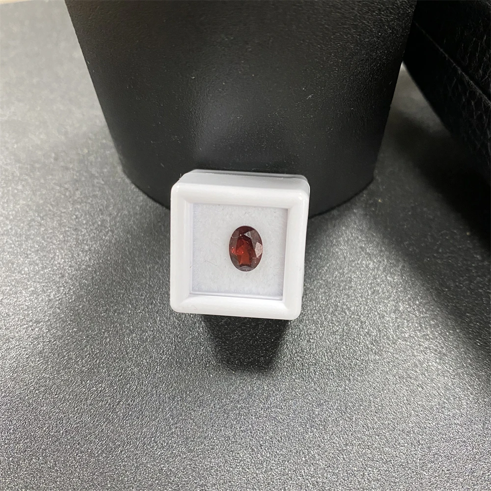 100% Natural Stone Oval Cut 7X5mm 0.85Ct Loose Gemstone Garnet For Ring Earring Jewelry Making Accessories