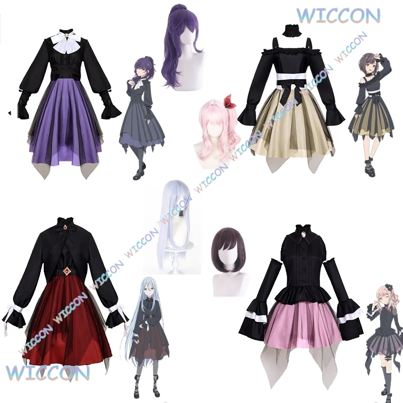 

[WUHU] Красочная сцена проекта Sekai! MAFUYU SHINONOME ENA MIZUKI KANADE Косплей Костюм 25-ji, Nightcord de Новая униформа Командное платье