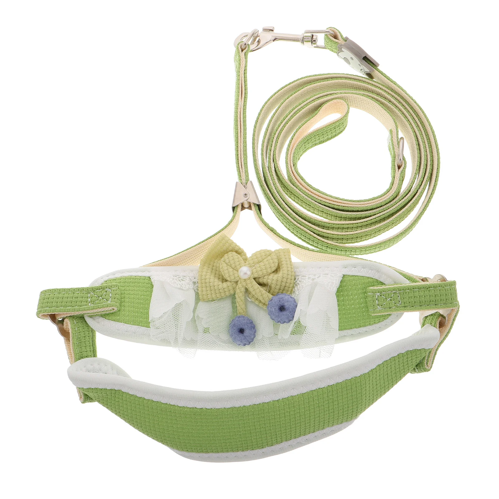 

Lightweight Pet Leash Breathable Chest Harness Portable Use for Small Medium Dogs Cats Outdoor Walking Durable Soft Dog Harness