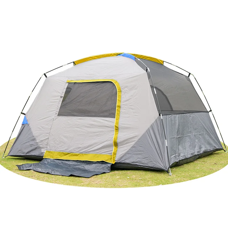 ABRIS Outdoor Waterproof and Sun Protection Camping Tents for  4 Person with Fiber rods assembly