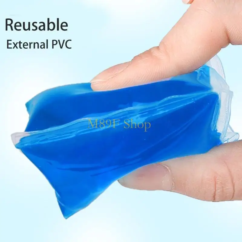 M89F Lightweight Reusable Finger Ice Pack 4/5/6cm Length Cold Gel for Pains and Swelling Relief Great for Daily Use