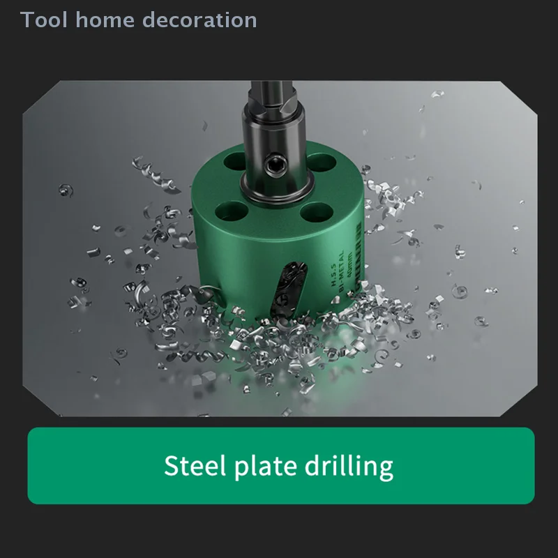 1pc 50mm Bimetal Wood  Drill Bit HSS 2 Woodworking Tools For Plasterboard Bimetal