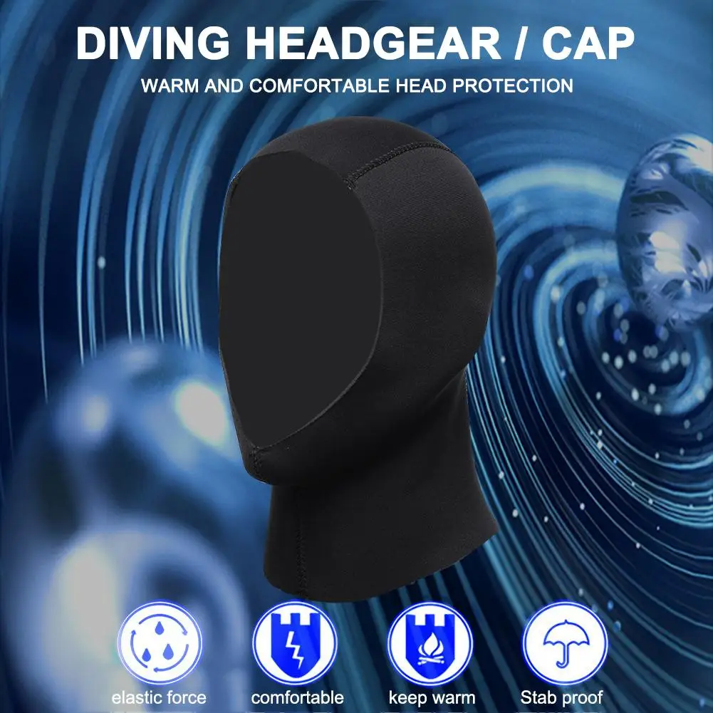 3MM Neoprene Wetsuit Hood Quick Dry Surfing Thermal Hood Scratch Proof Underwater Hoods for Swimming Diving Snorkeling