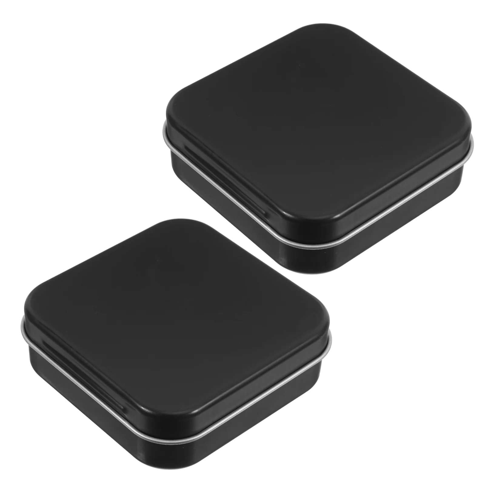 Contenitori portaoggetti per gioielli hardware con piccola scatola metallica da 2 pezzi con coperchi Contenitore in banda stagnata