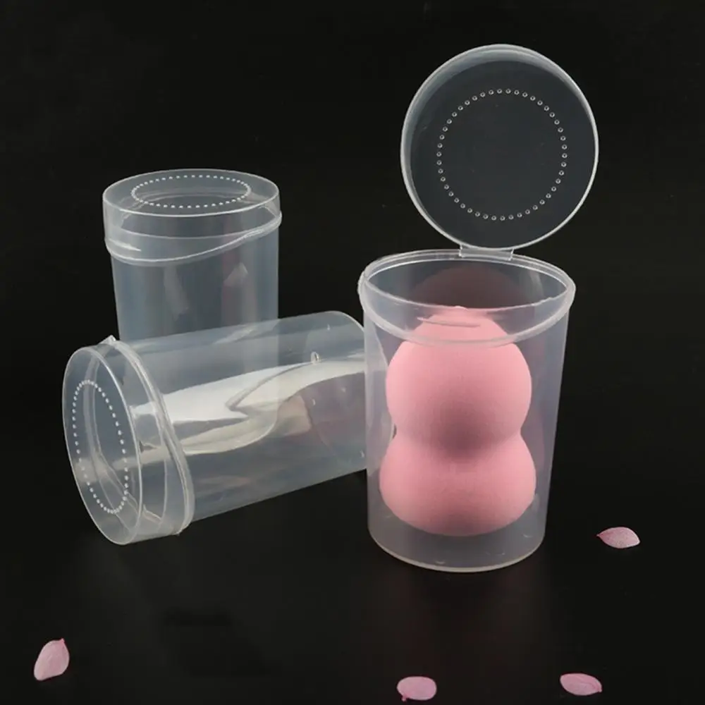 Makeup Sponge Holder Plastic Powder Puff Storage Shell Gourd Shape Powder Puff Sponge Storage Case Empty Container