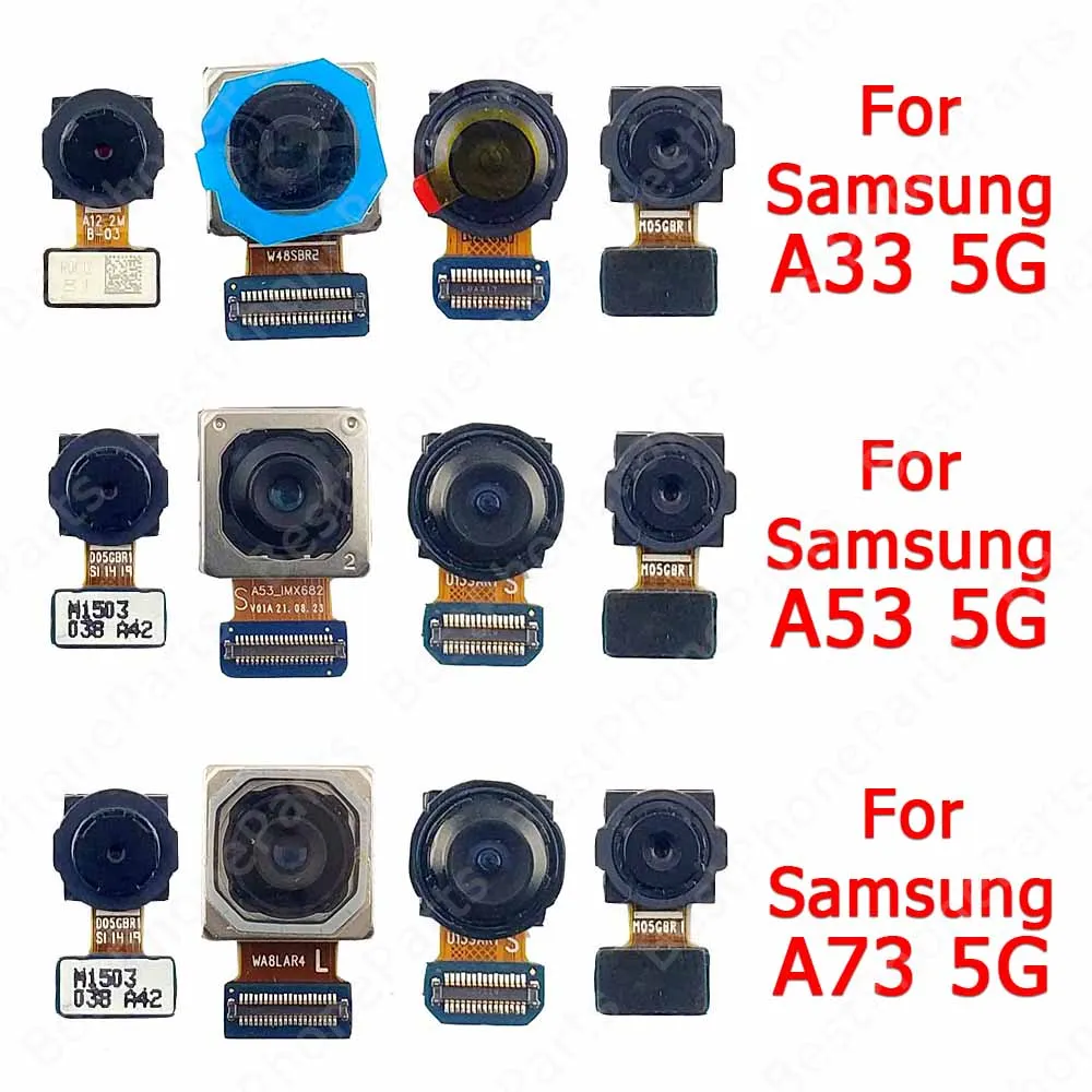 For Samsung Galaxy A33 A73 A53 5G A336 A536 A736 Rear Back Backside Camera Module Mobile Phone Replacement Spare Parts