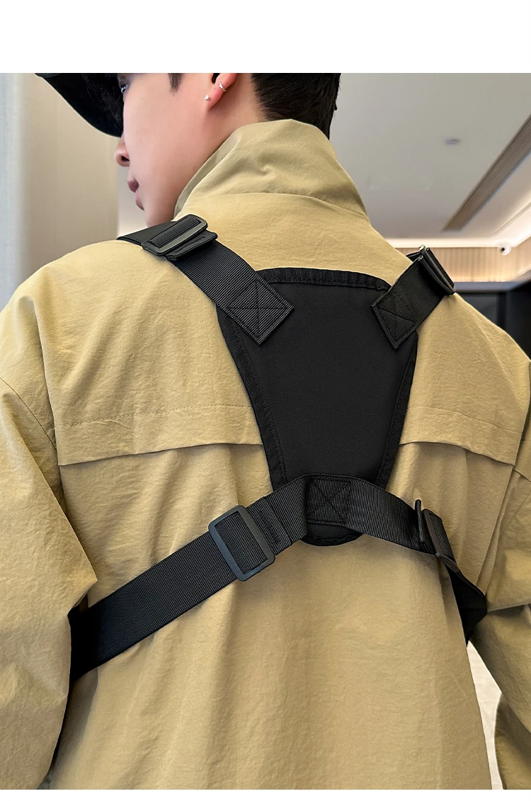 Fashion Trends Men Waist Packs Vest Bag High Quality Nylon Fabric Men Shoulder Bags Travel Pack Tactical Style Man Backpacks bag