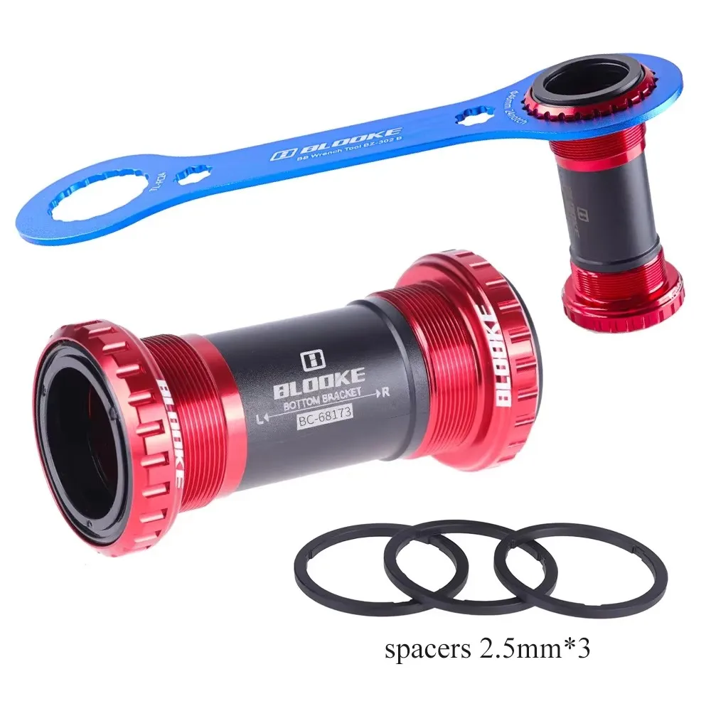 BSA DUB قوس سفلي ، حركة مركزية ، خيط BSA68 ، محمل 2 محكم الغلق للكرنكس ، دراجة MTB ، 3 ألوان ، 68-، 73 #5