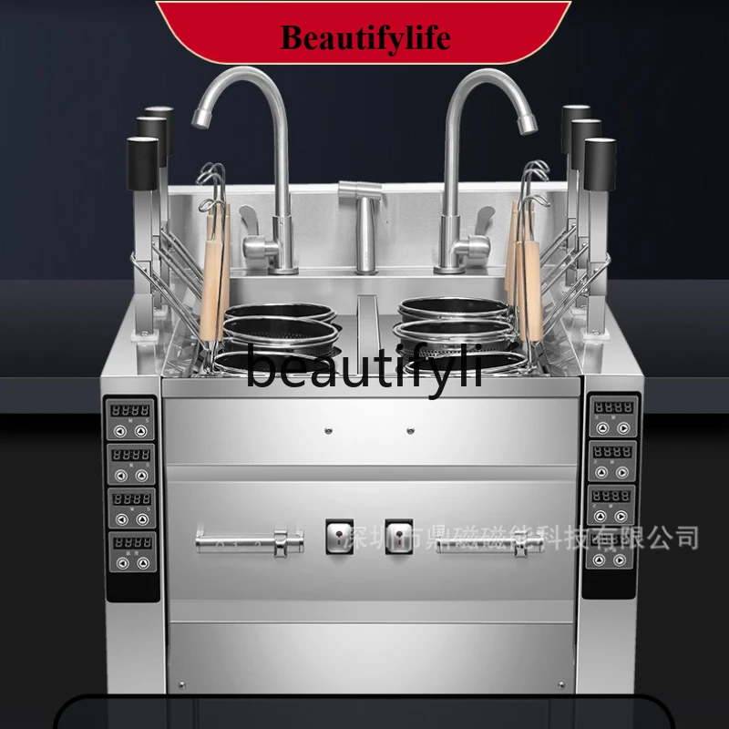 

AB02 Коммерческая автоматическая плита для лапши, электрическая многофункциональная кастрюля для пряного супа, лапши и пельменей