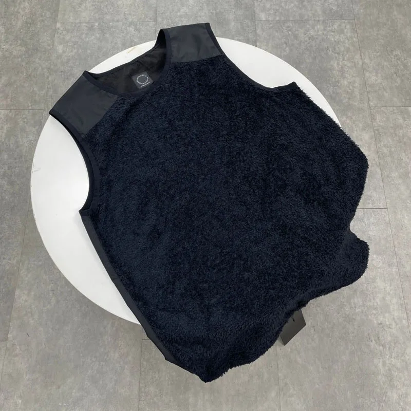 Camisetas sin mangas Yamatomichi, chaleco de lana, chaqueta japonesa para hombres y mujeres, ropa interior informal de alta calidad con cuello redondo, ropa para mantener el calor