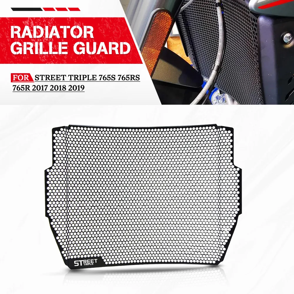 

For Street Triple 765S 765RS 765R 2017 2018 2019 Radiator Grille Cover Cooler Guard Cover Protecter For Street Triple 765 R/S/RS