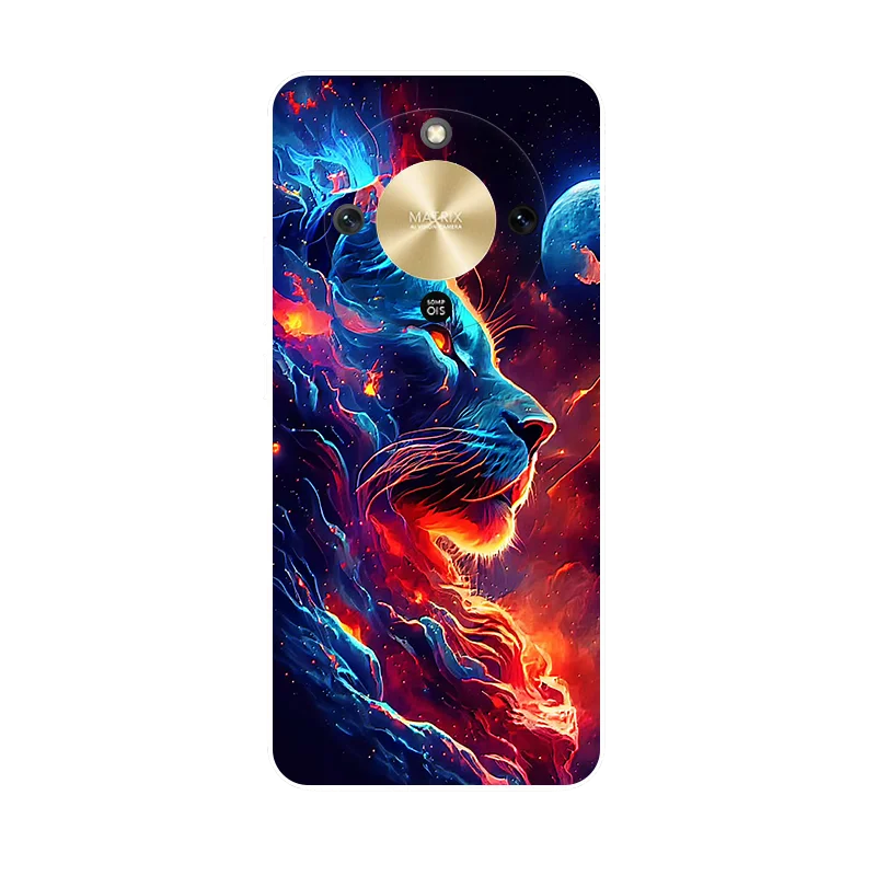 ل Honor X9d جراب هاتف ليوبارد الباندا مطبوعة لينة غطاء من السيليكون ل الشرف X9D X 9D الغطاء الخلفي HonorX9D Coque #3