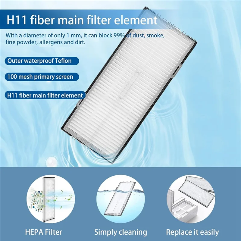 S7 / S7 Plus / S7+ / S7 Maxv Ultra / S7 Maxv / T7s ロボット掃除機 / T7s / T7s Plus用 メインサイドブラシ フィルター モップ