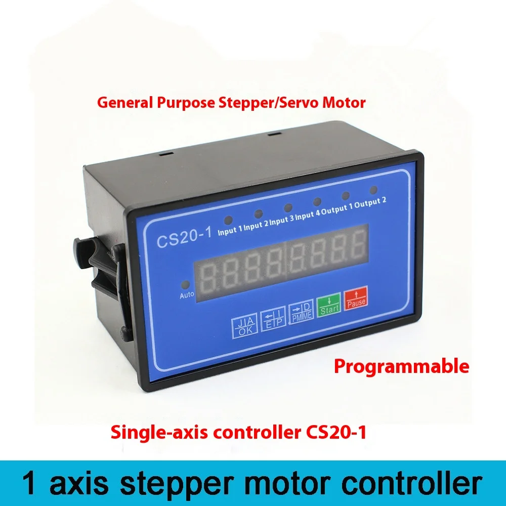 Single-axis controller CS20-1, stepper motor, servo motor, pulse generator, programmable input and output control