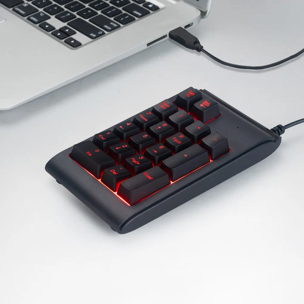 

USB-цифровая клавиатура, мини-портативная, легкая, компактная, с функцией дизайна, портативный компьютер, планшет, обучающая встреча, игровой офис