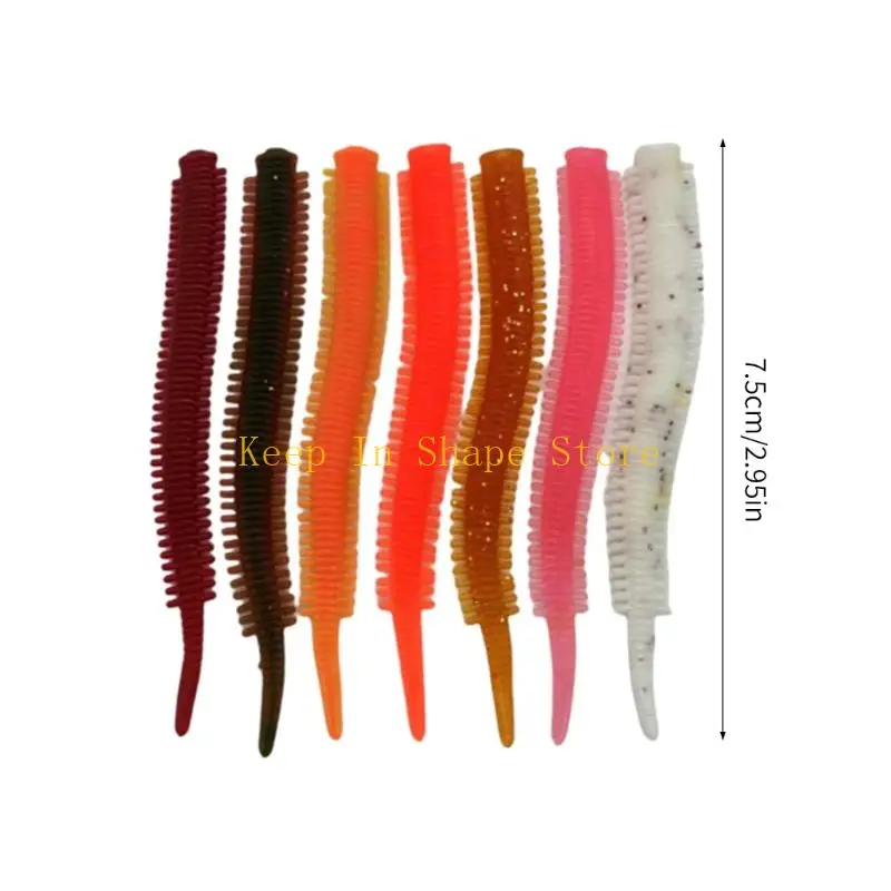 U1JC Fishing Tackle Accessory Fishing Wobbler Artificial Sandworms