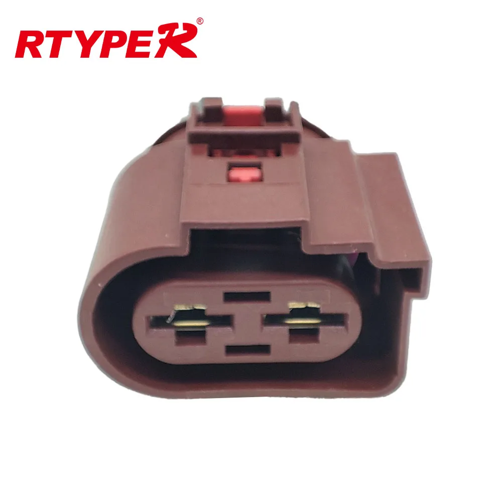 2 Pin 9.5mm Auto waterproof connector Power Pump plug 1J0 971 955 1K0971955 4B0971955 1K0971055A for A3 Q3 A4 A6 Golf Jetta Bora