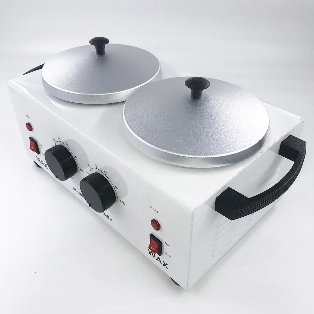 Paraffine Warmer SPA Epilator Hair Removal Tool 220V/ 110V Double Depilatory Wax Heater Melting Machine