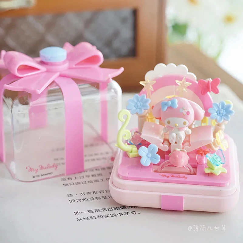 Authentische Sanrio Family Ring Box Star Wish Fingertip Montage Spielzeug Kreative dekorative Ornament Valentinstag Geschenk