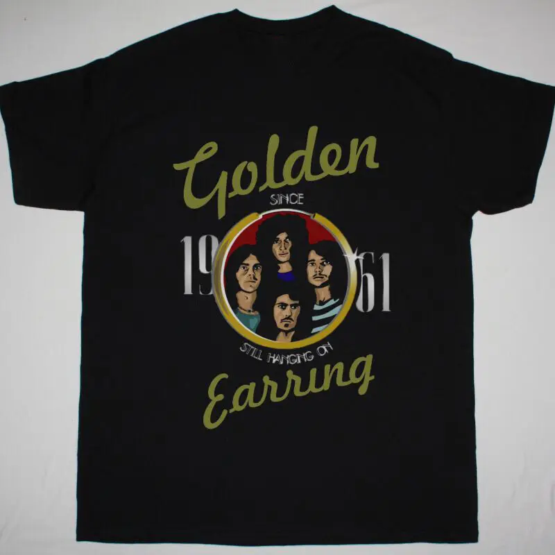 GOLDEN EARRING Music Band Heavy Cotton Black All Size Unisex Shirt BL095