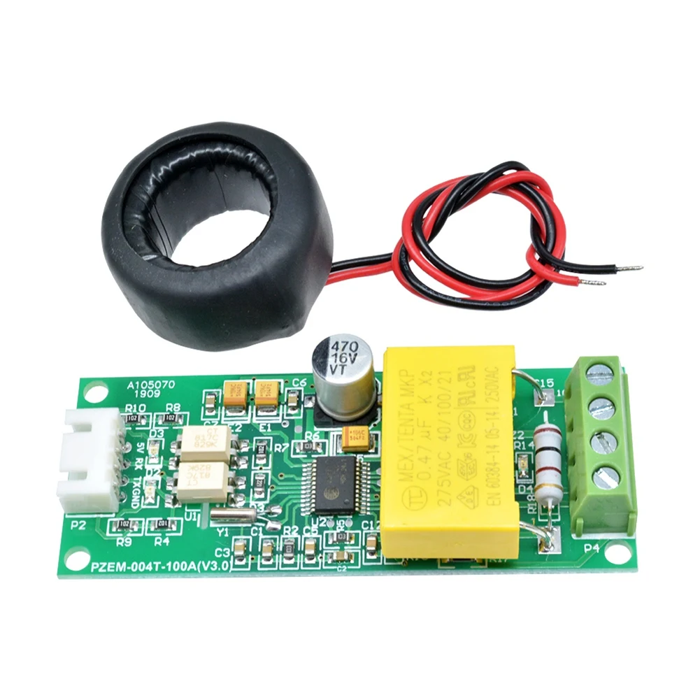 AC Digital Multifunction Meter Watt Power Volt Amp Current Test Module PZEM-004T for Arduino TTL COM2/COM3/COM4 0-100A