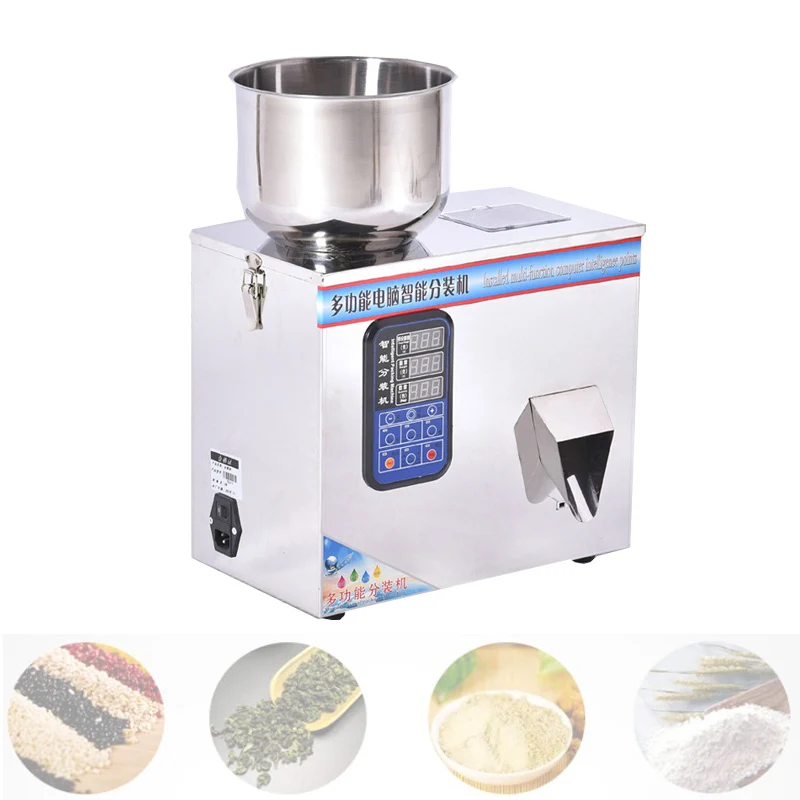 

Automatic Scale Herb Filling Weighing Machine Tea Leaf Powder Grain Medicine Seed Salt Rice Packing Machine