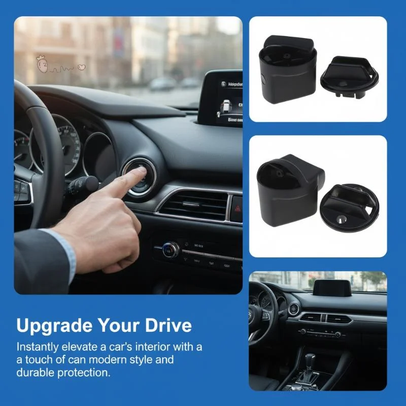 

[W] 2 PCS Ignition Start Switch Knob Cap & Insert For Keyless Lancer Outlander 4408A167 4408A031