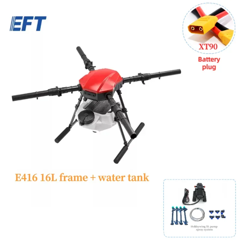 EFT E416P Quadcopter Heavy Duty Drone Frame 4 Rotor Drone Payload Delivery Drone