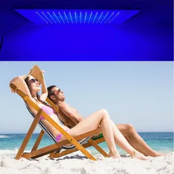 Ultraviolet Tanning Lamp 192 LEDs 460nm Full Blue Lamp Portable Tanning Light for Face Body 85‑265V Tanning Skin care Lamp 